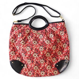 Vintage Maggie B Quilted Floral Tote Bag w/ Strap